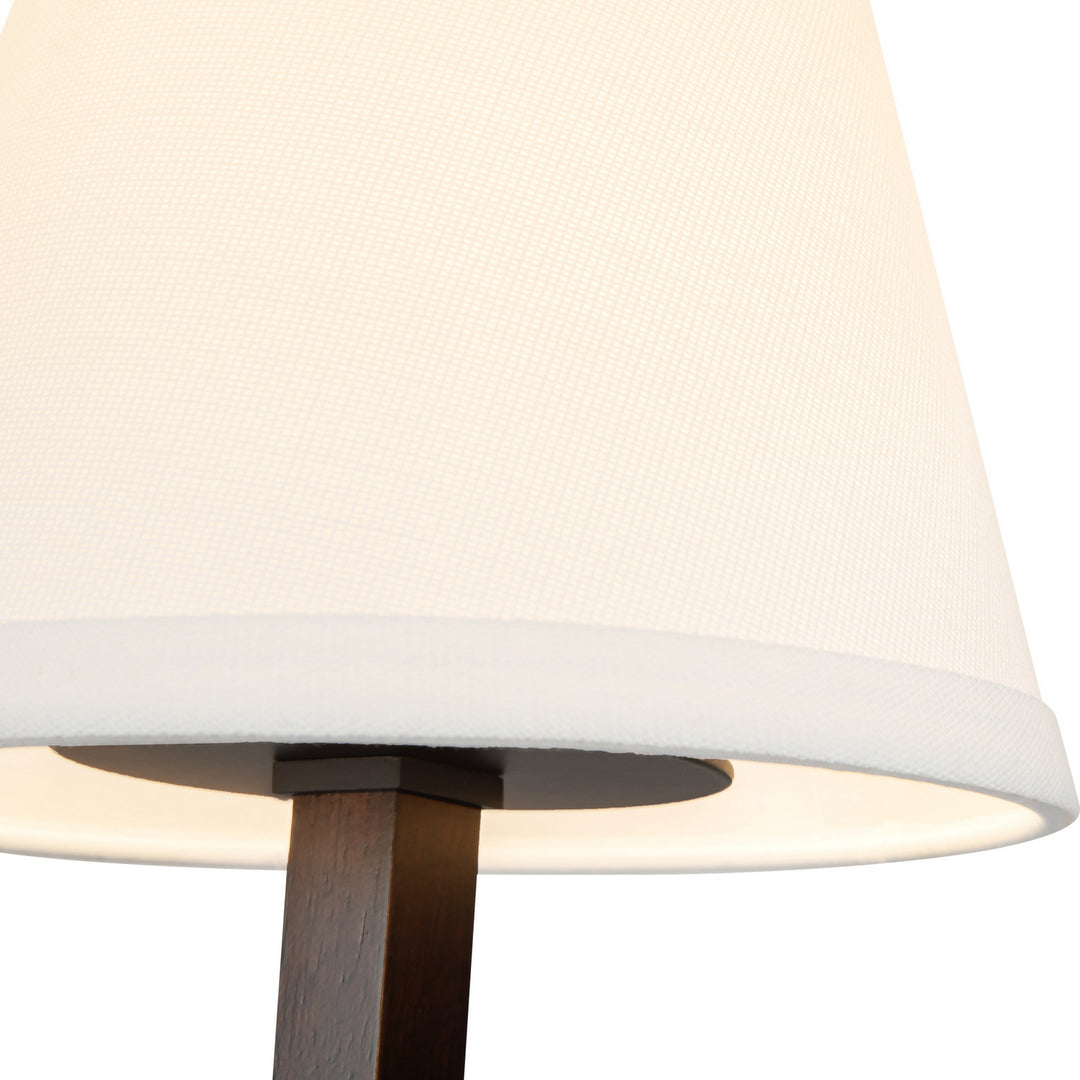 Alora Canada - LP445242MBWL - Two Light Linear Pendant - Sloan - Matte Black/White Linen