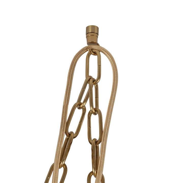 Alora Canada - MP651312BGAM - Three Light Pendant - Farrah - Brushed Gold/Amber