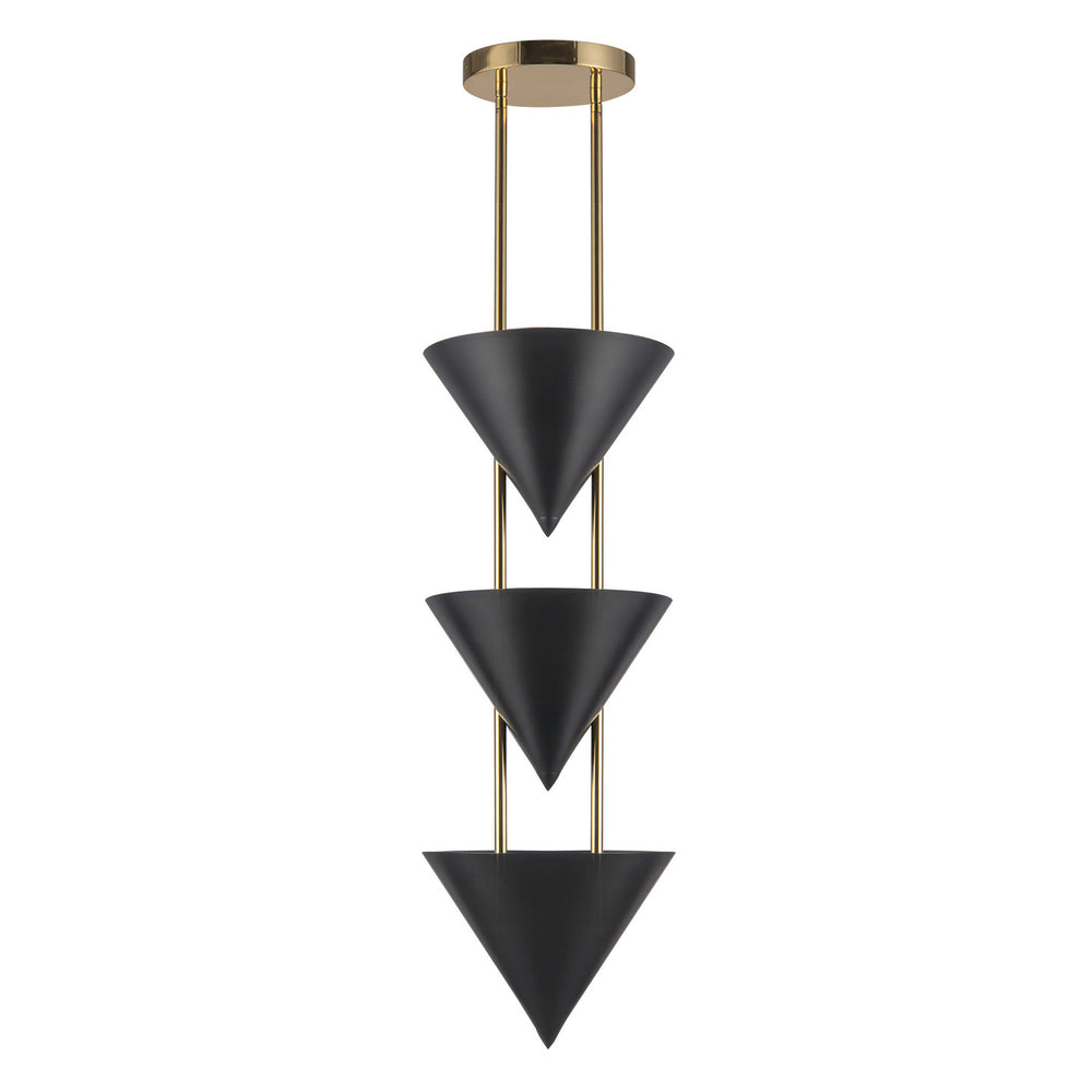 Alora Canada - PD341328UB - Three Light Pendant - Versus - Urban Bronze