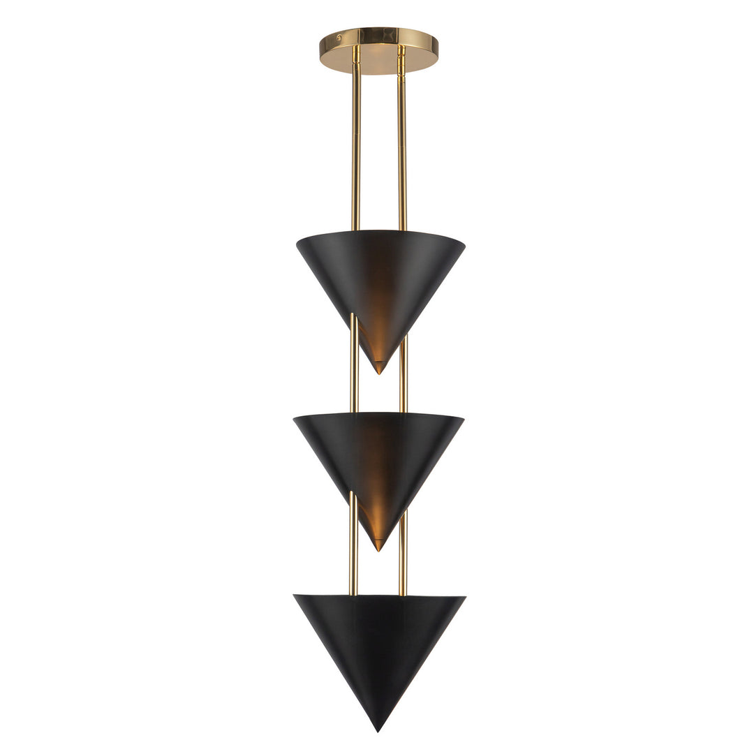 Alora Canada - PD341328UB - Three Light Pendant - Versus - Urban Bronze