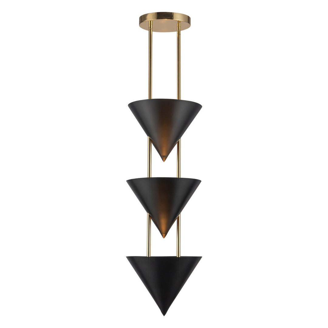 Alora Canada - PD341328UB - Three Light Pendant - Versus - Urban Bronze