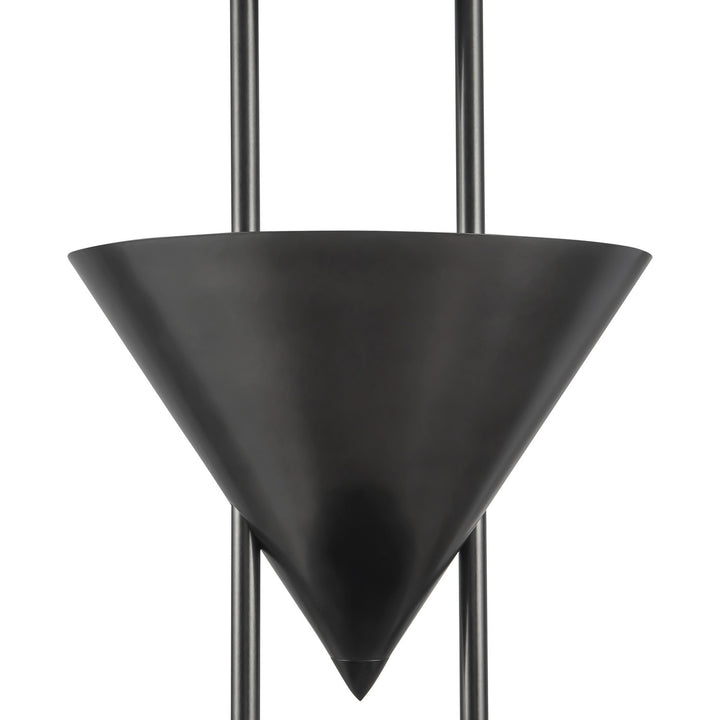 Alora Canada - PD341548STA - Five Light Pendant - Versus - Aged Steel