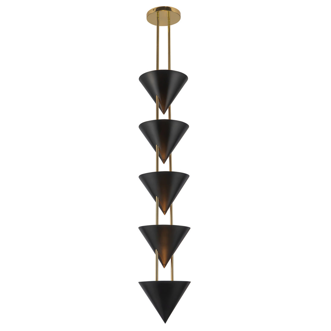Alora Canada - PD341548UB - Five Light Pendant - Versus - Urban Bronze