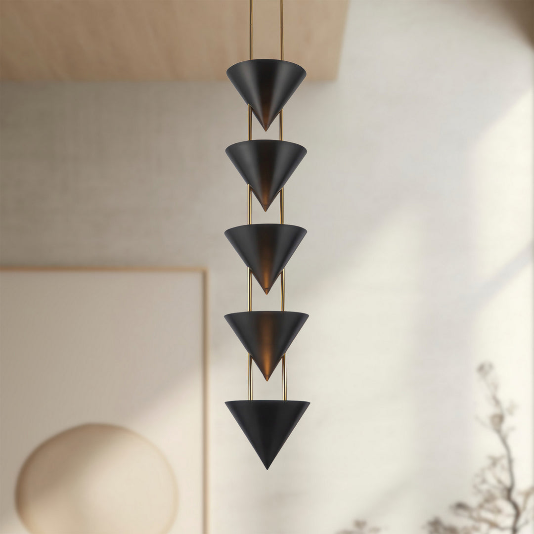 Alora Canada - PD341548UB - Five Light Pendant - Versus - Urban Bronze