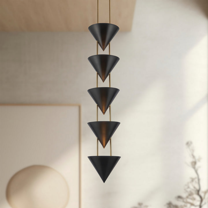 Alora Canada - PD341548UB - Five Light Pendant - Versus - Urban Bronze