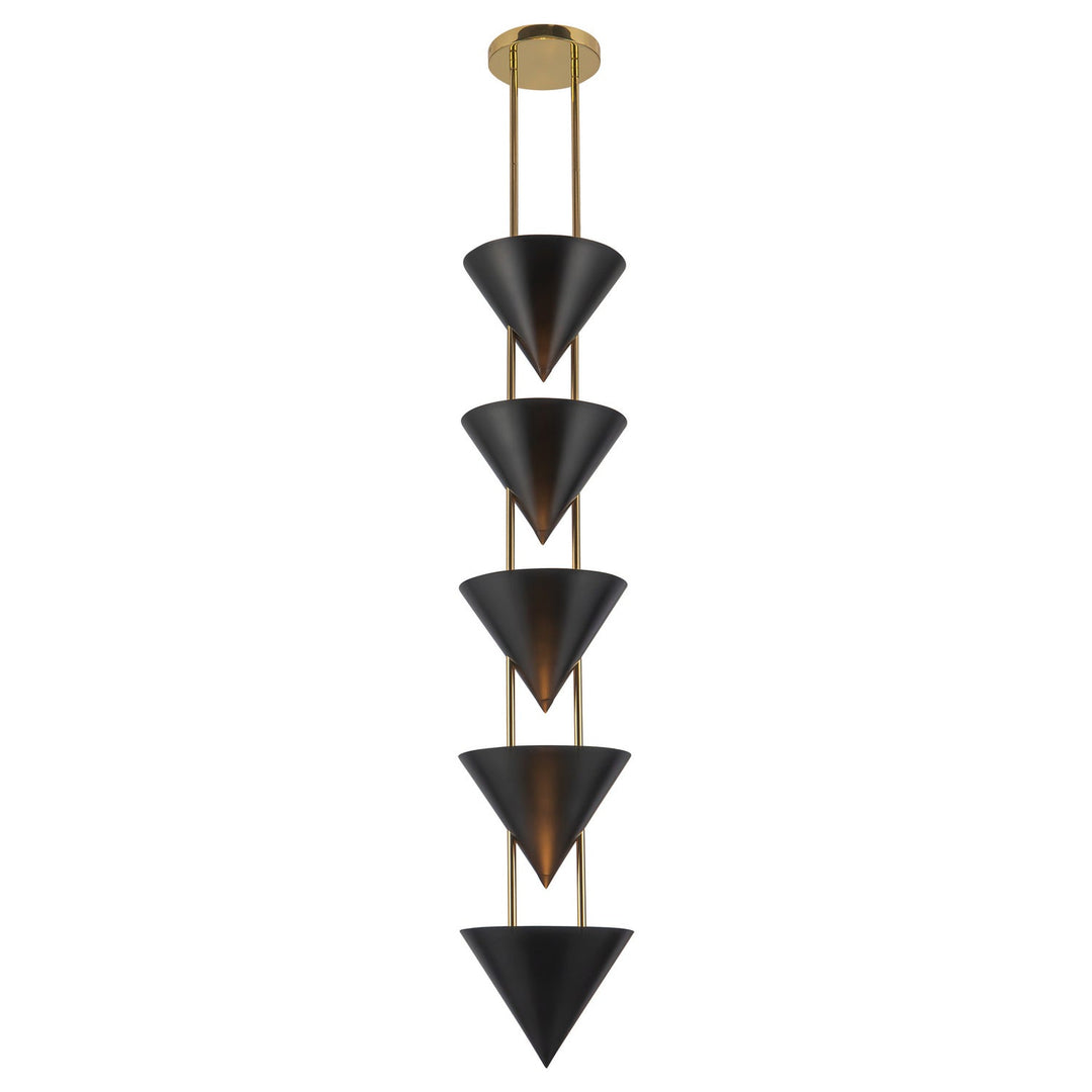 Alora Canada - PD341548UB - Five Light Pendant - Versus - Urban Bronze