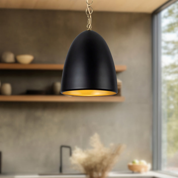 Alora Canada - PD423014MB - One Light Pendant - Grant - Matte Black
