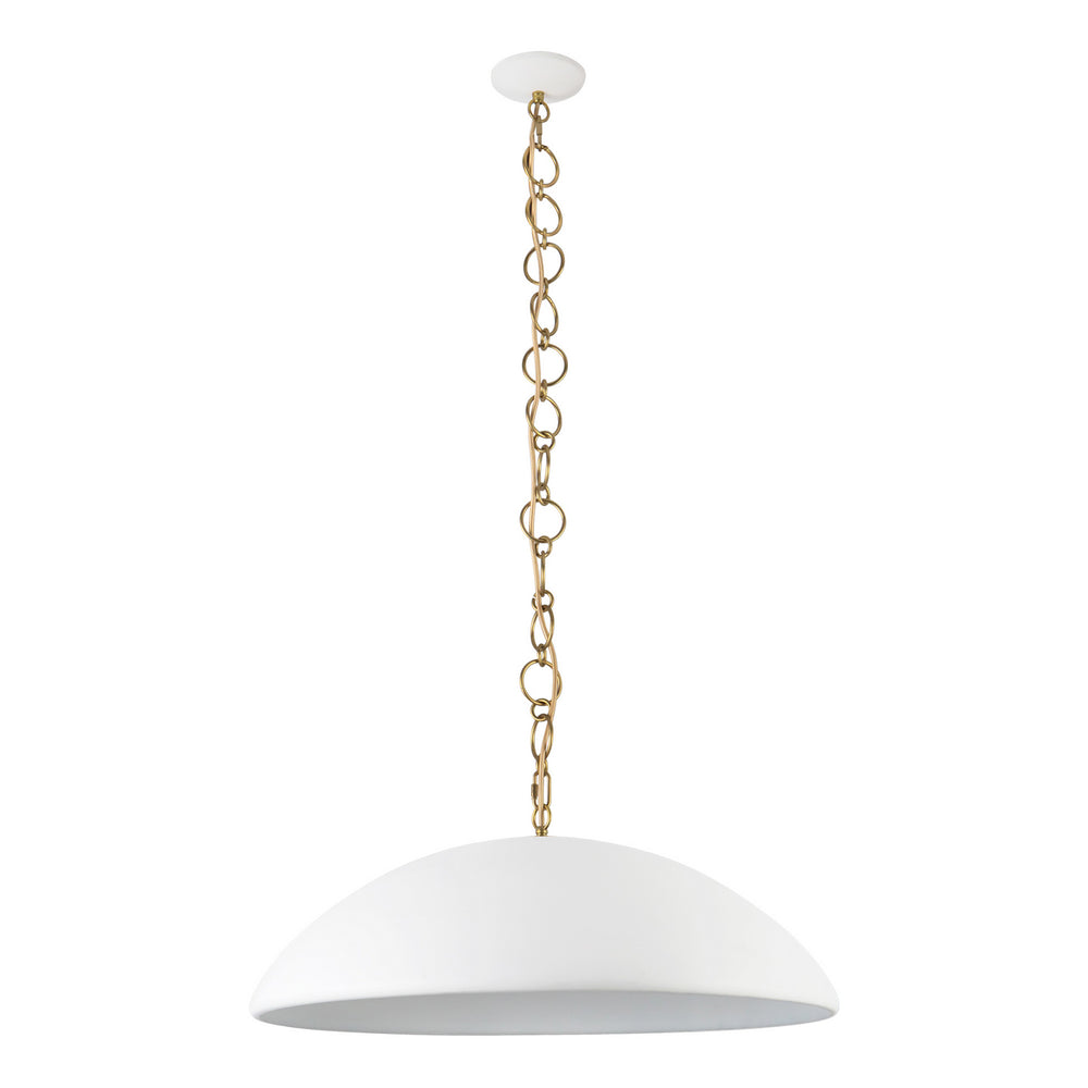 Alora Canada - PD423028AW - One Light Pendant - Grant - Antique White