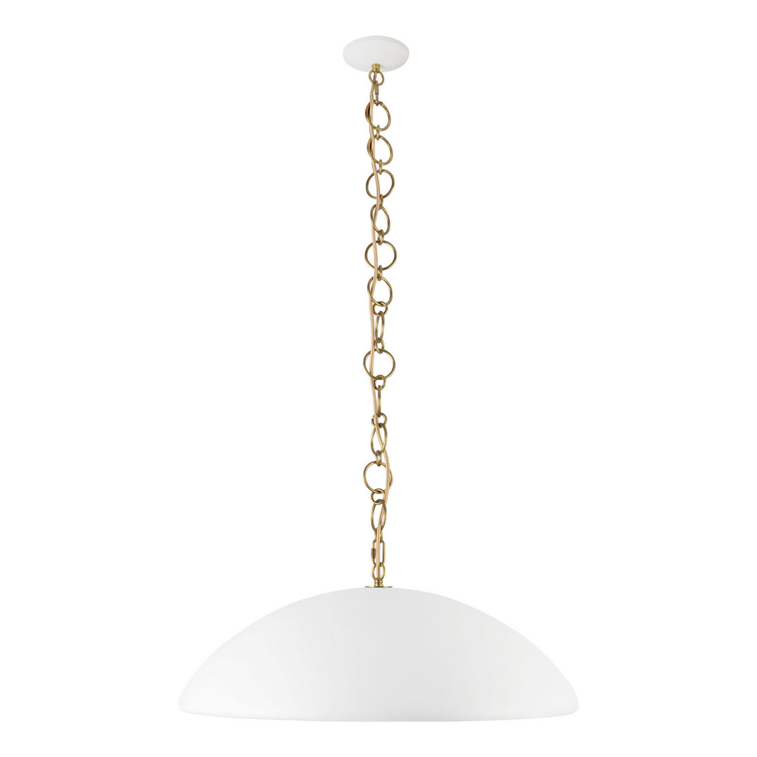 Alora Canada - PD423028AW - One Light Pendant - Grant - Antique White