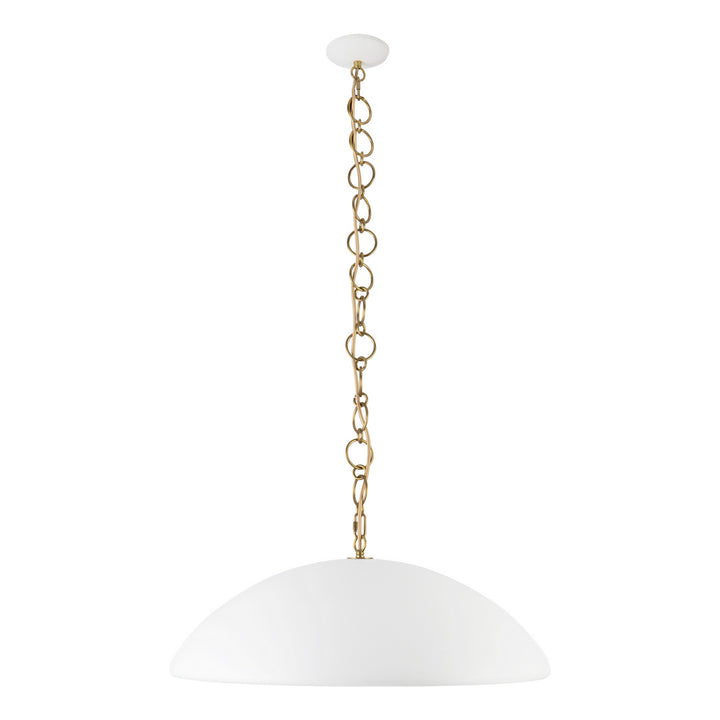 Alora Canada - PD423028AW - One Light Pendant - Grant - Antique White
