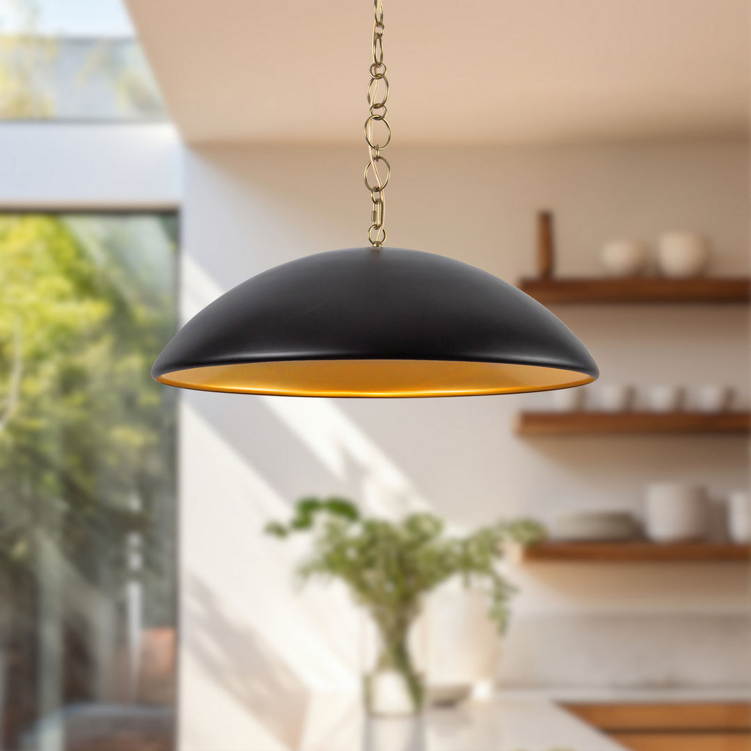 Alora Canada - PD423028MB - One Light Pendant - Grant - Matte Black
