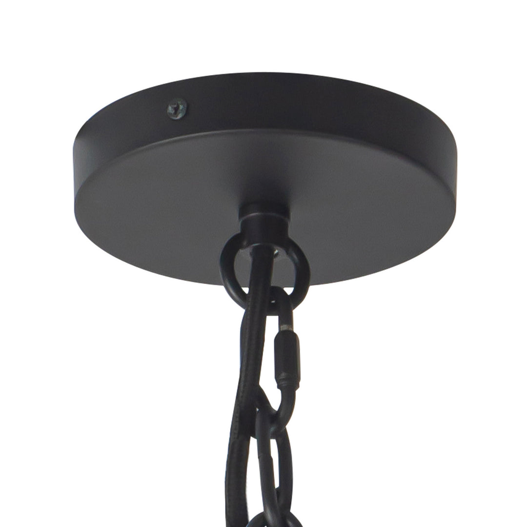 Alora Canada - PD651012MBAM - One Light Pendant - Farrah - Matte Black/Amber