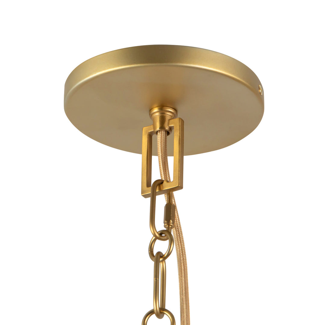 Alora Canada - PD675213BGBL - Two Light Pendant - Scout - Brushed Gold/Blue Linen