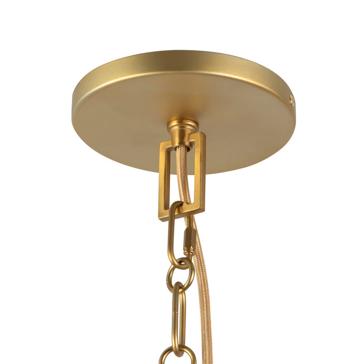 Alora Canada - PD675213BGBL - Two Light Pendant - Scout - Brushed Gold/Blue Linen