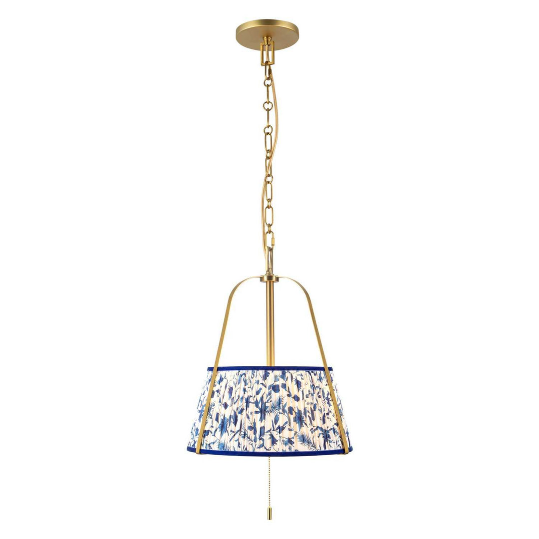 Alora Canada - PD675213BGBL - Two Light Pendant - Scout - Brushed Gold/Blue Linen