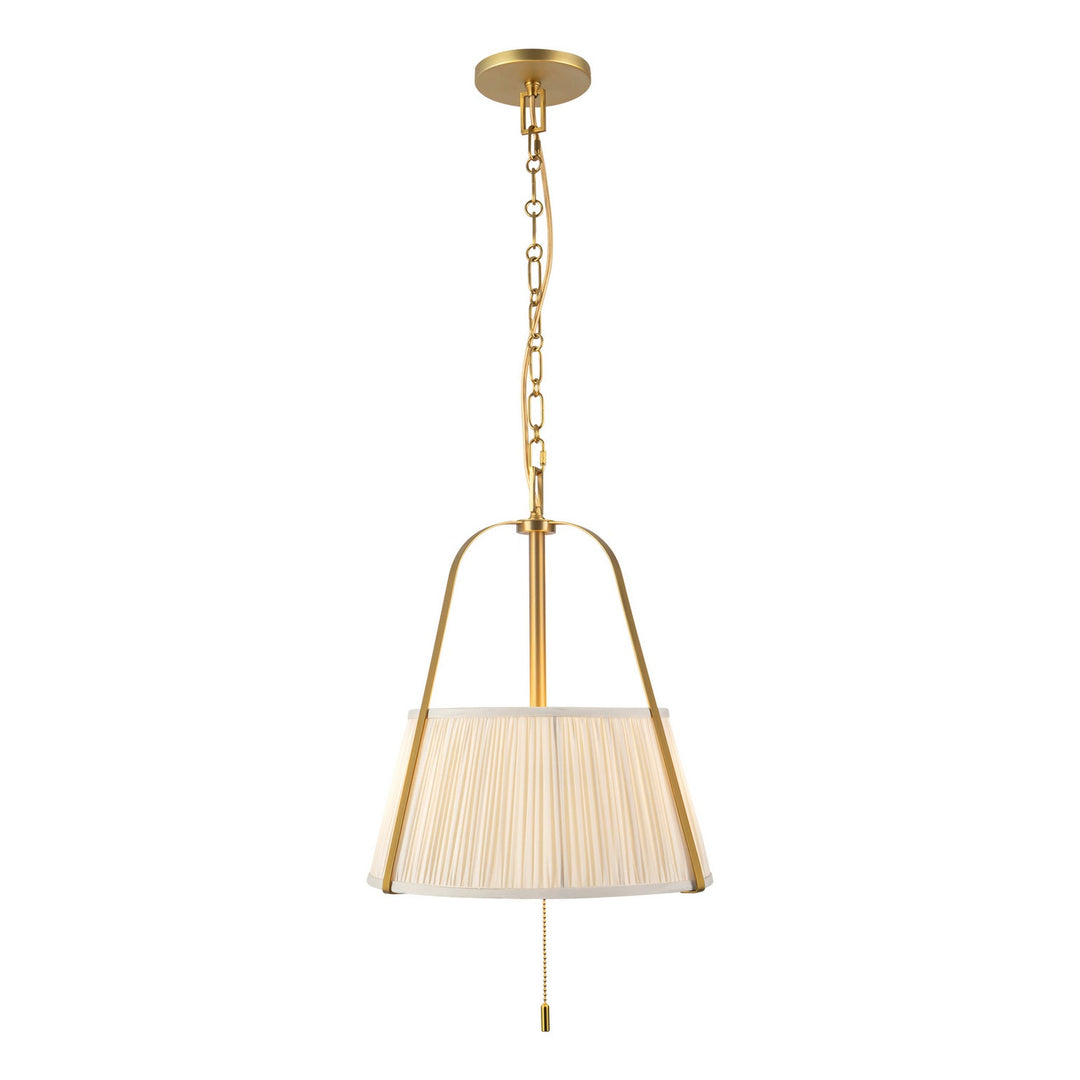 Alora Canada - PD675213BGWL - Two Light Pendant - Scout - Brushed Gold/White Linen