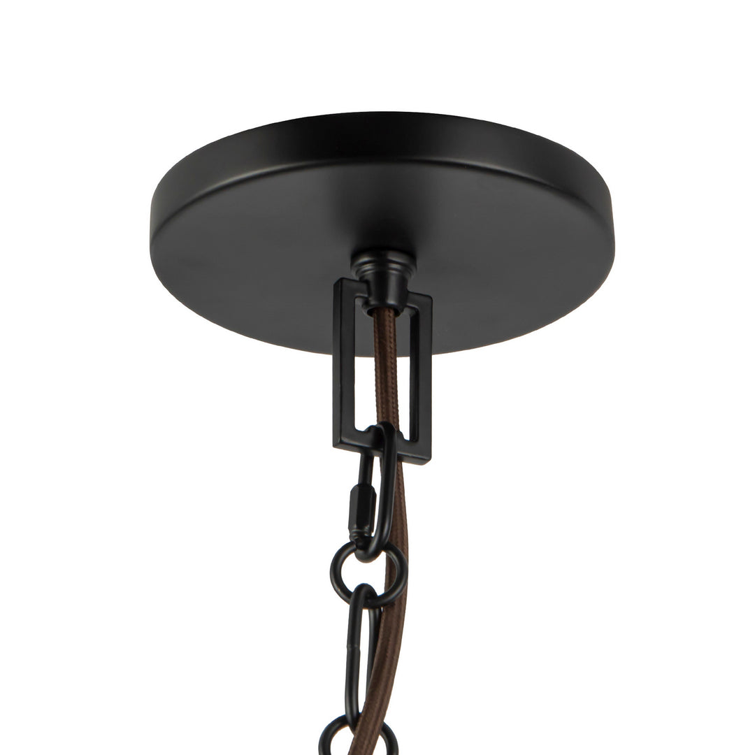 Alora Canada - PD675213MBGL - Two Light Pendant - Scout - Matte Black/Green Linen