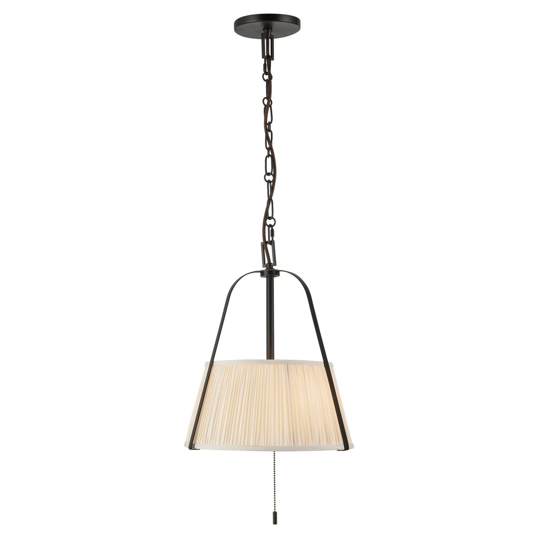 Alora Canada - PD675213MBWL - Two Light Pendant - Scout - Matte Black/White Linen