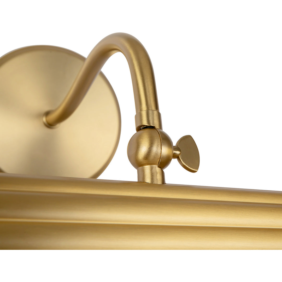 Alora Canada - PL403124BG - LED Picture Light - Dottie - Brushed Gold