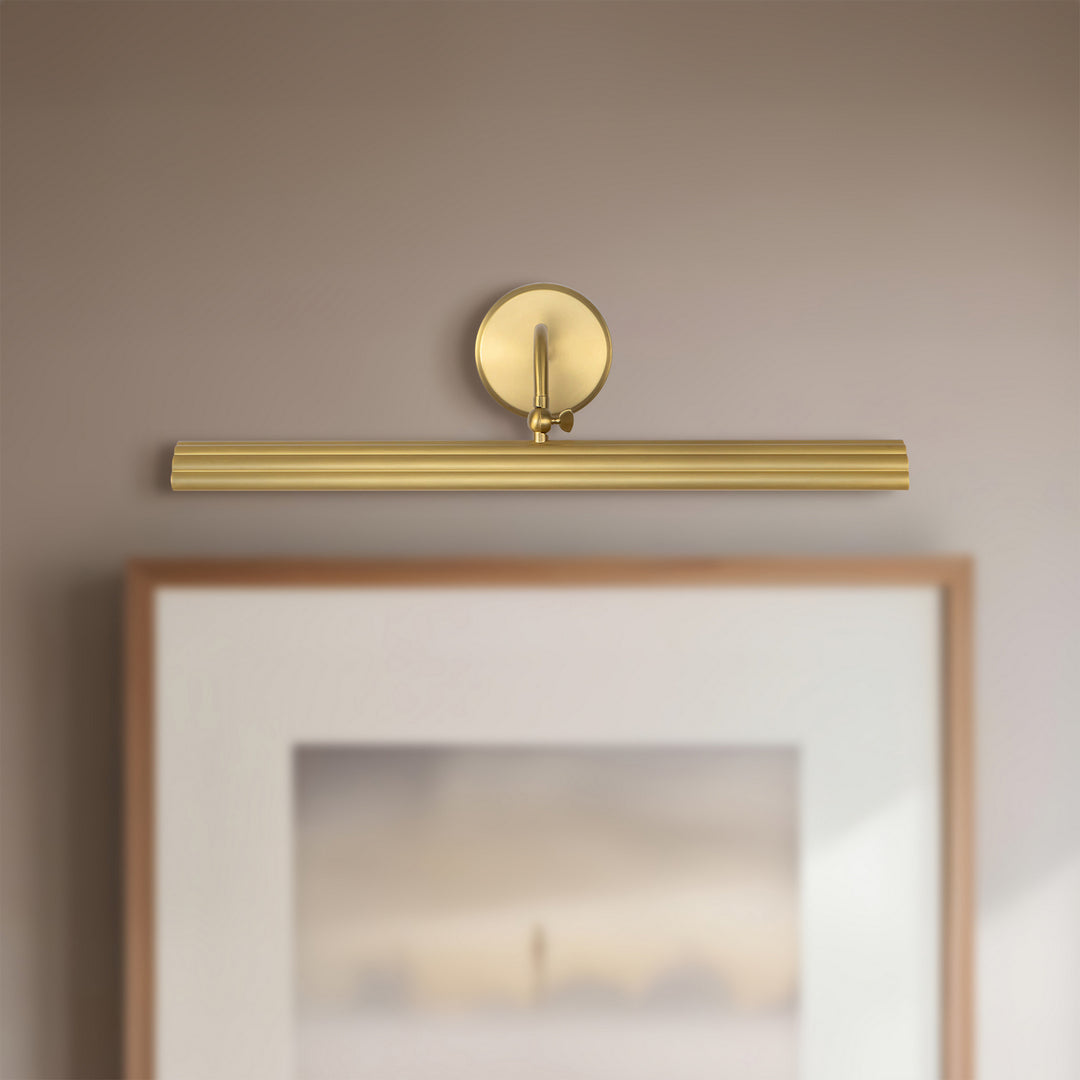 Alora Canada - PL403124BG - LED Picture Light - Dottie - Brushed Gold