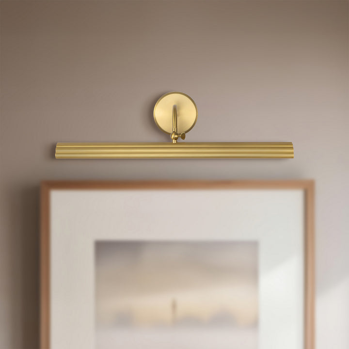 Alora Canada - PL403124BG - LED Picture Light - Dottie - Brushed Gold