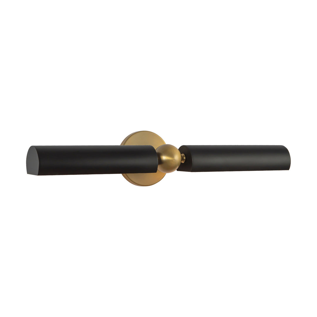 Alora Canada - PL405123BGMB - Two Light Picture Light - Cole - Brushed Gold/Matte Black
