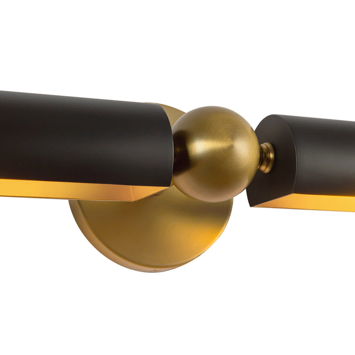 Alora Canada - PL405123BGMB - Two Light Picture Light - Cole - Brushed Gold/Matte Black