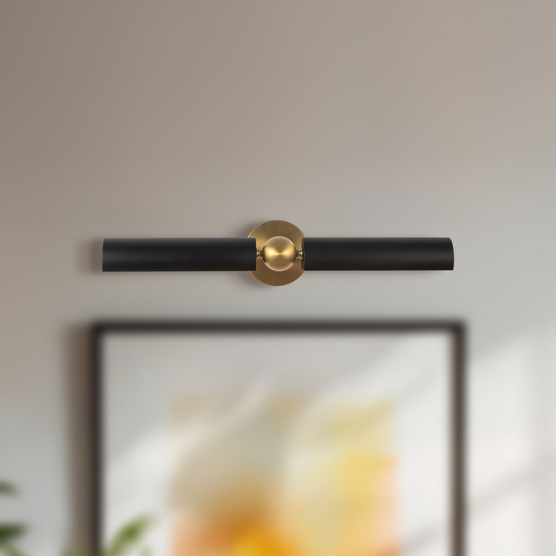Alora Canada - PL405123BGMB - Two Light Picture Light - Cole - Brushed Gold/Matte Black