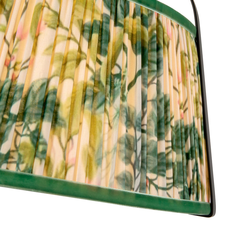 Alora Canada - SF675213MBGL - One Light Semi-Flush Mount - Scout - Matte Black/Green Linen