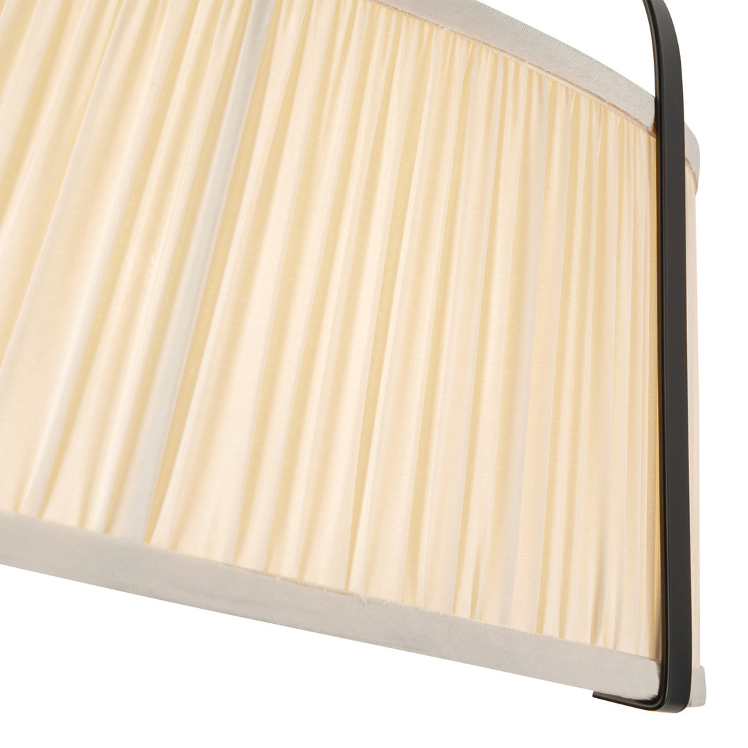 Alora Canada - SF675213MBWL - One Light Semi-Flush Mount - Scout - Matte Black/White Linen