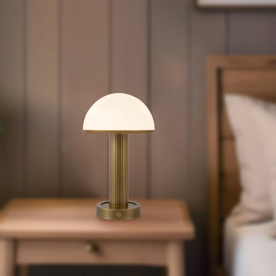 Alora Canada - TL308305VBGO - LED Table Lamp - Vienna - Vintage Brass