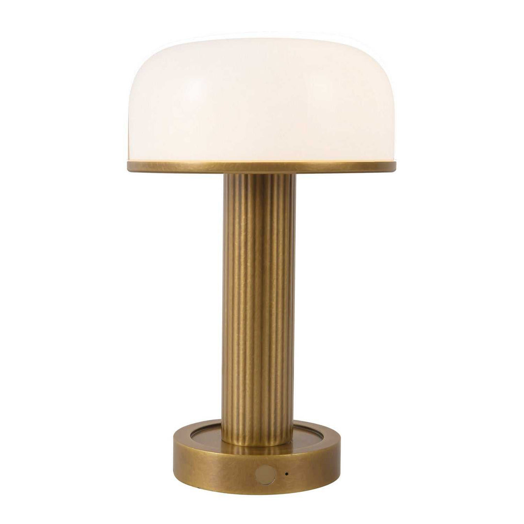 Alora Canada - TL308706VBGO - LED Table Lamp - Vienna - Vintage Brass