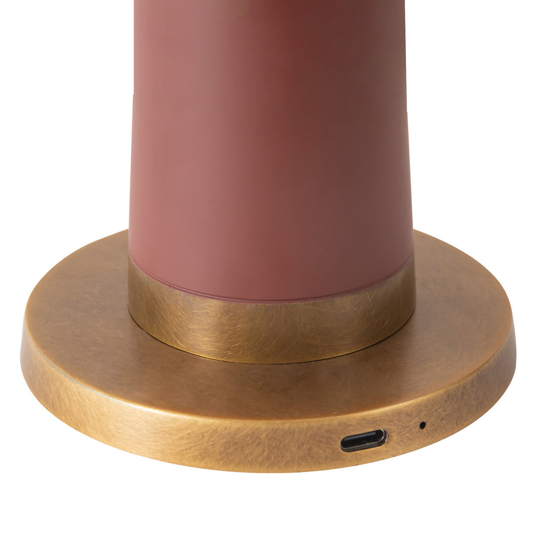Alora Canada - TL314106BGD - LED Table Lamp - Clemence - Burgundy