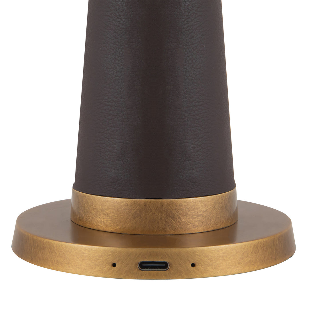 Alora Canada - TL314106EVL - LED Table Lamp - Clemence - Espresso Vegan Leather