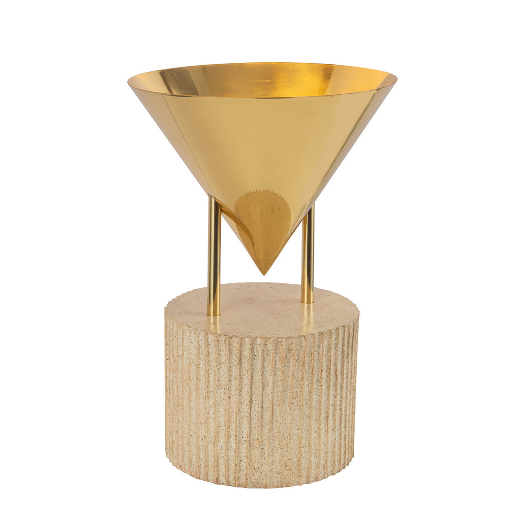 Alora Canada - TL341015PTB - One Light Table Lamp - Versus - Patina Brass
