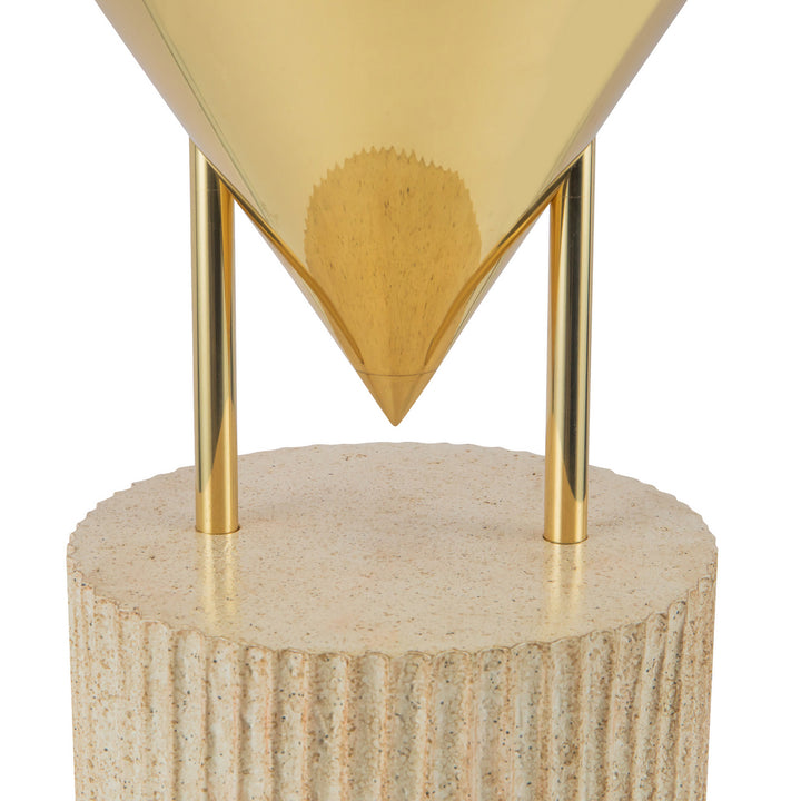 Alora Canada - TL341015PTB - One Light Table Lamp - Versus - Patina Brass