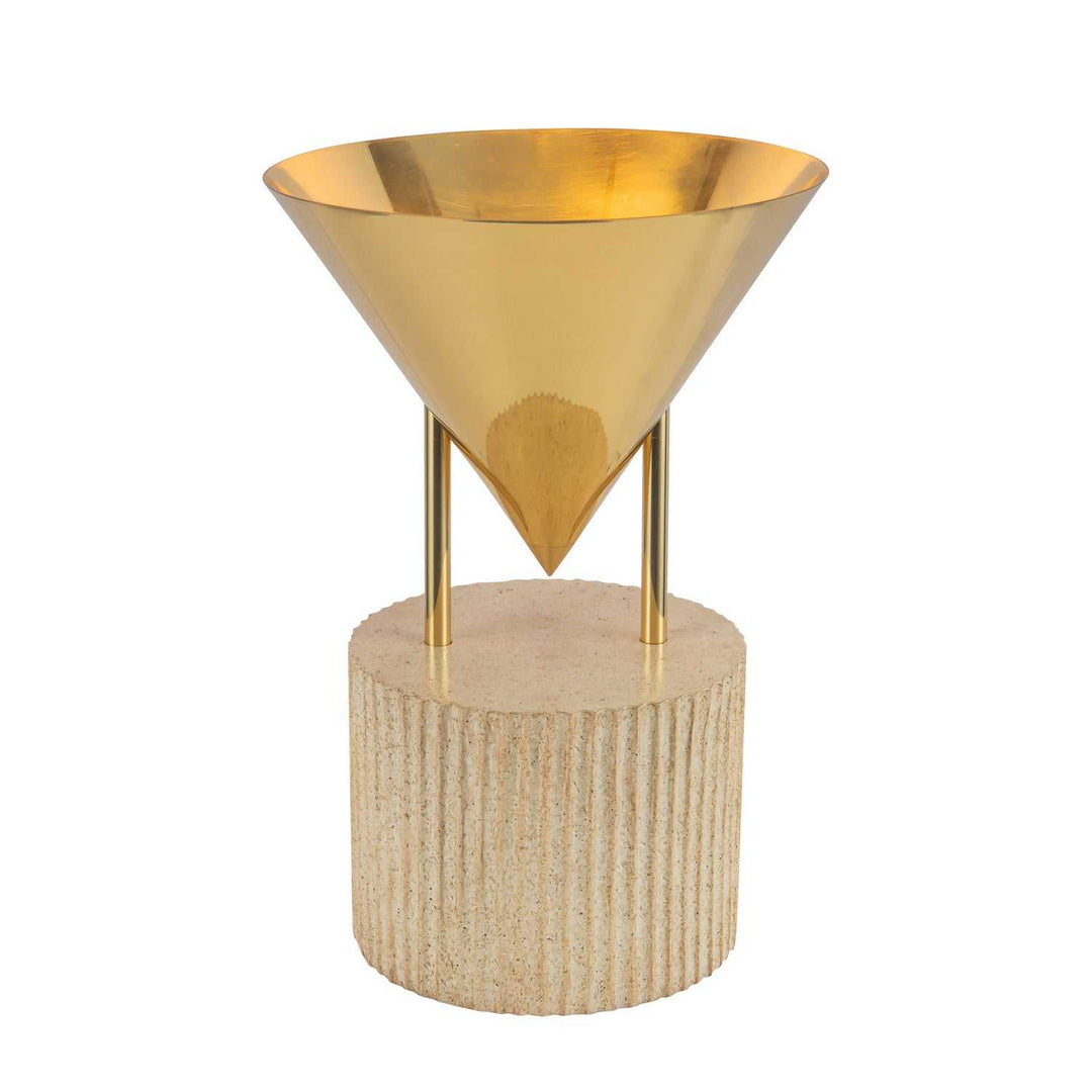 Alora Canada - TL341015PTB - One Light Table Lamp - Versus - Patina Brass