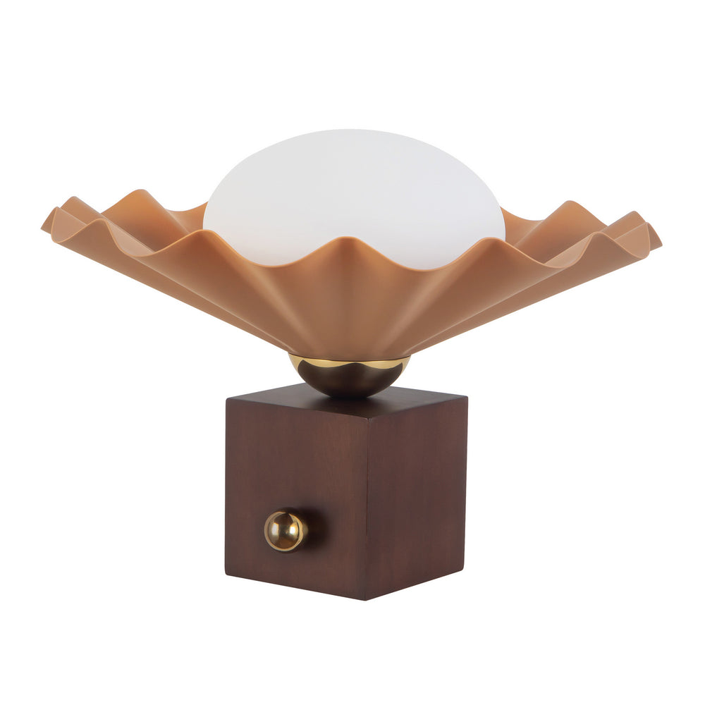 Alora Canada - TL354012PEC - One Light Table Lamp - Furrow - Peach
