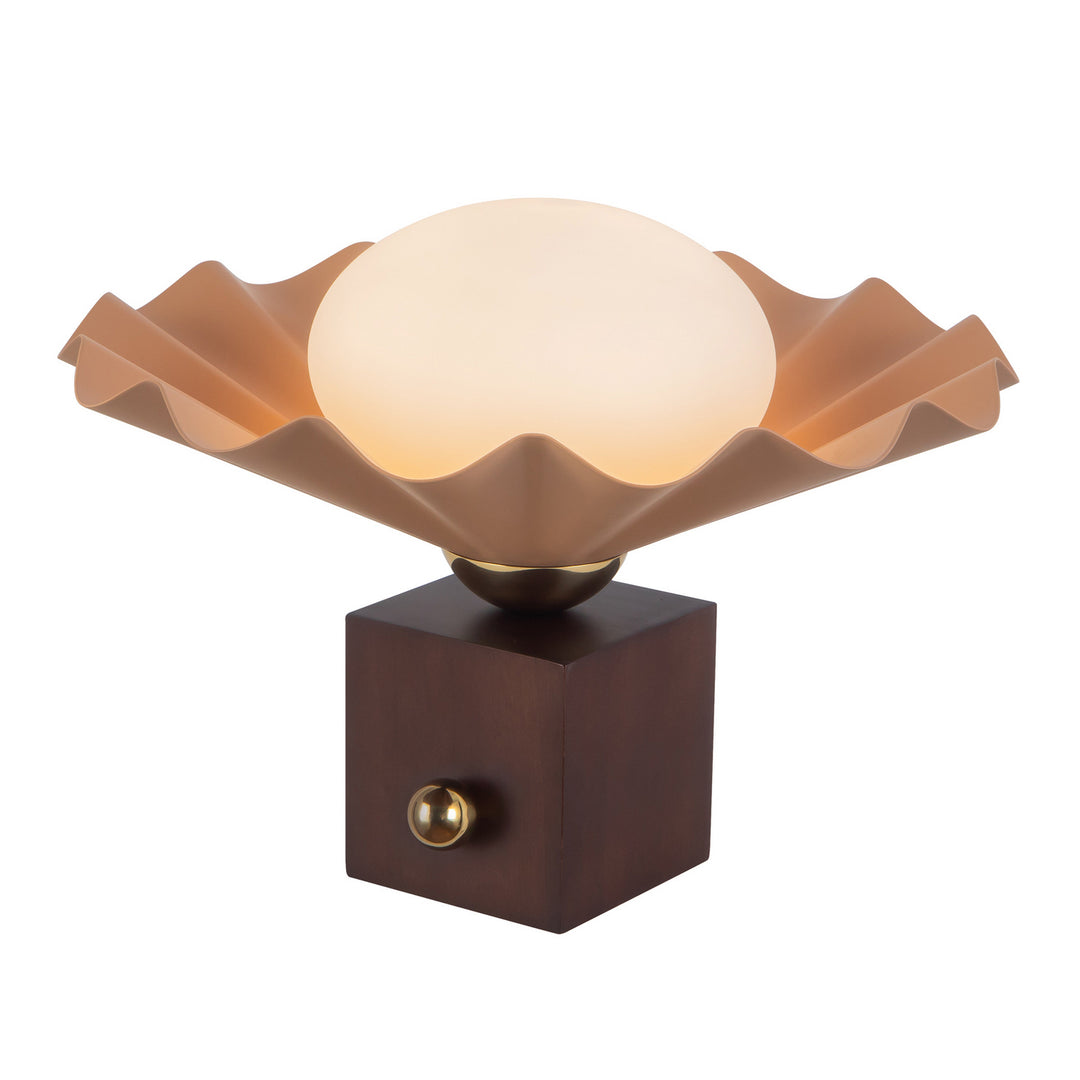 Alora Canada - TL354012PEC - One Light Table Lamp - Furrow - Peach