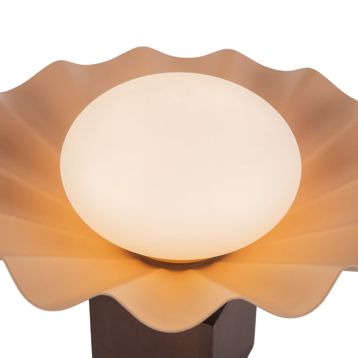 Alora Canada - TL354012PEC - One Light Table Lamp - Furrow - Peach