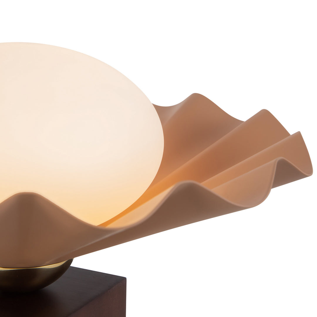 Alora Canada - TL354012PEC - One Light Table Lamp - Furrow - Peach