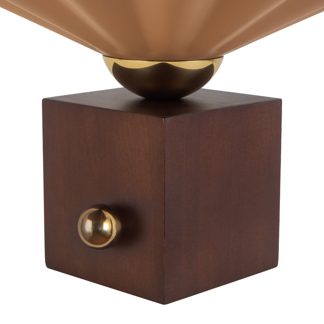Alora Canada - TL354012PEC - One Light Table Lamp - Furrow - Peach