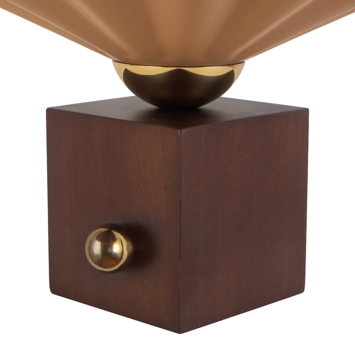 Alora Canada - TL354012PEC - One Light Table Lamp - Furrow - Peach