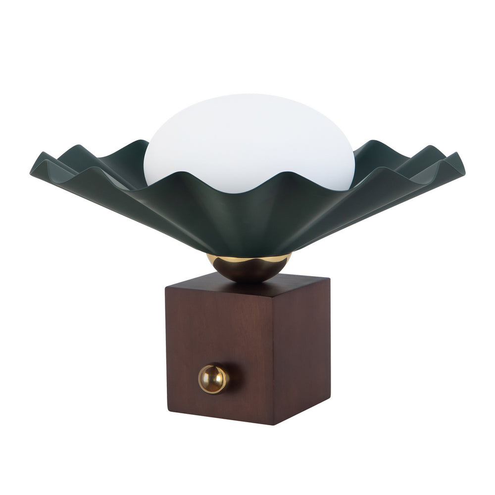 Alora Canada - TL354012PGN - One Light Table Lamp - Furrow - Pine Green