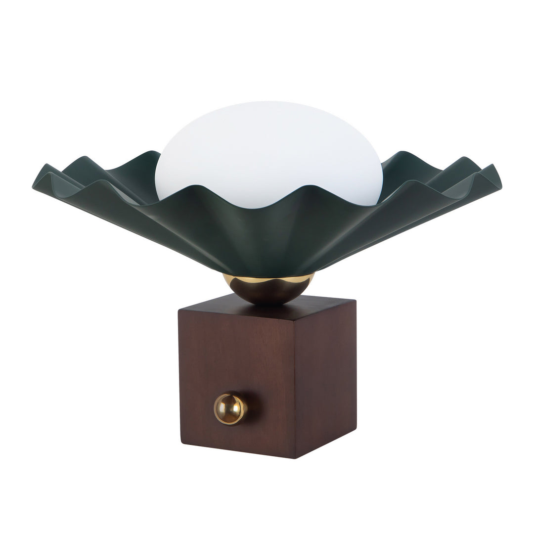 Alora Canada - TL354012PGN - One Light Table Lamp - Furrow - Pine Green