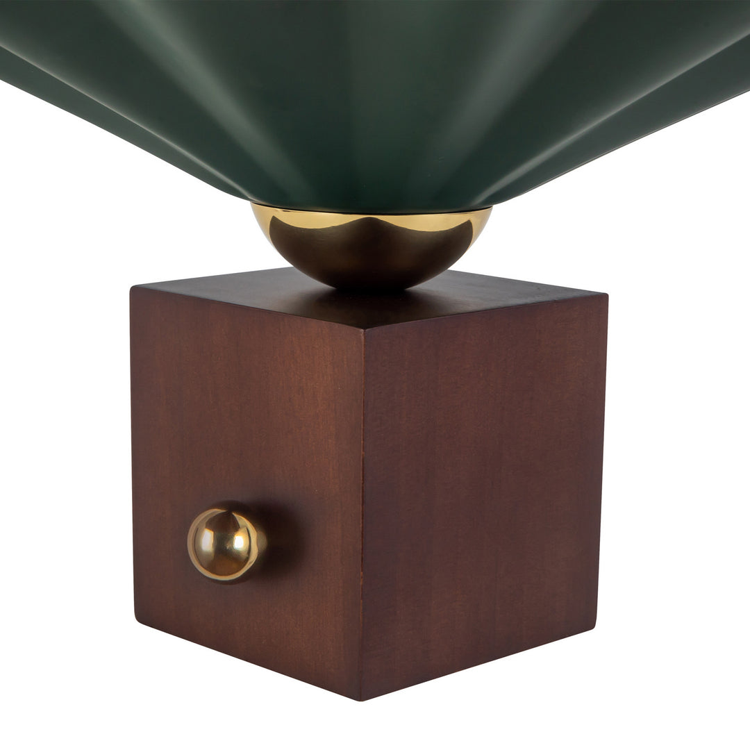 Alora Canada - TL354012PGN - One Light Table Lamp - Furrow - Pine Green