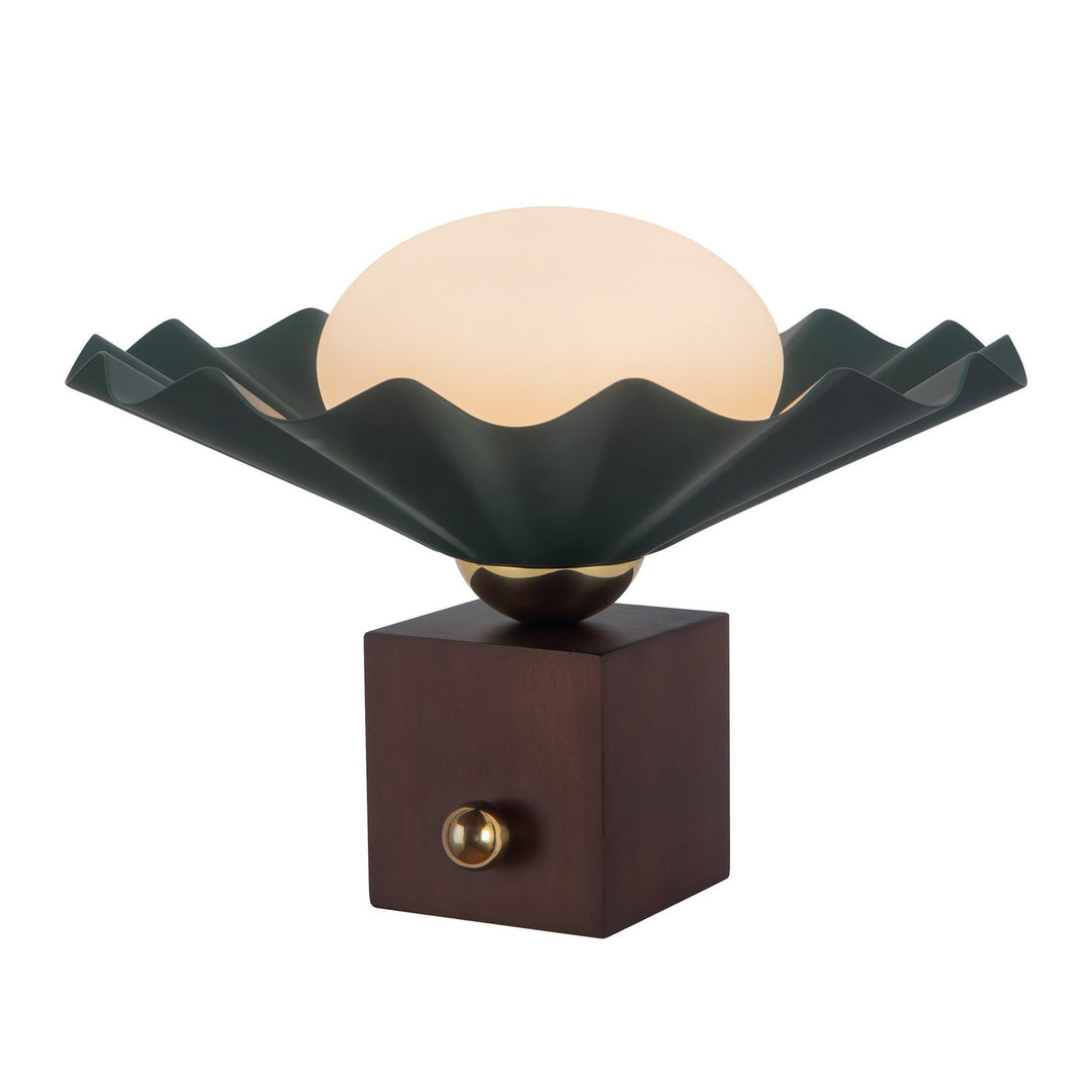 Alora Canada - TL354012PGN - One Light Table Lamp - Furrow - Pine Green
