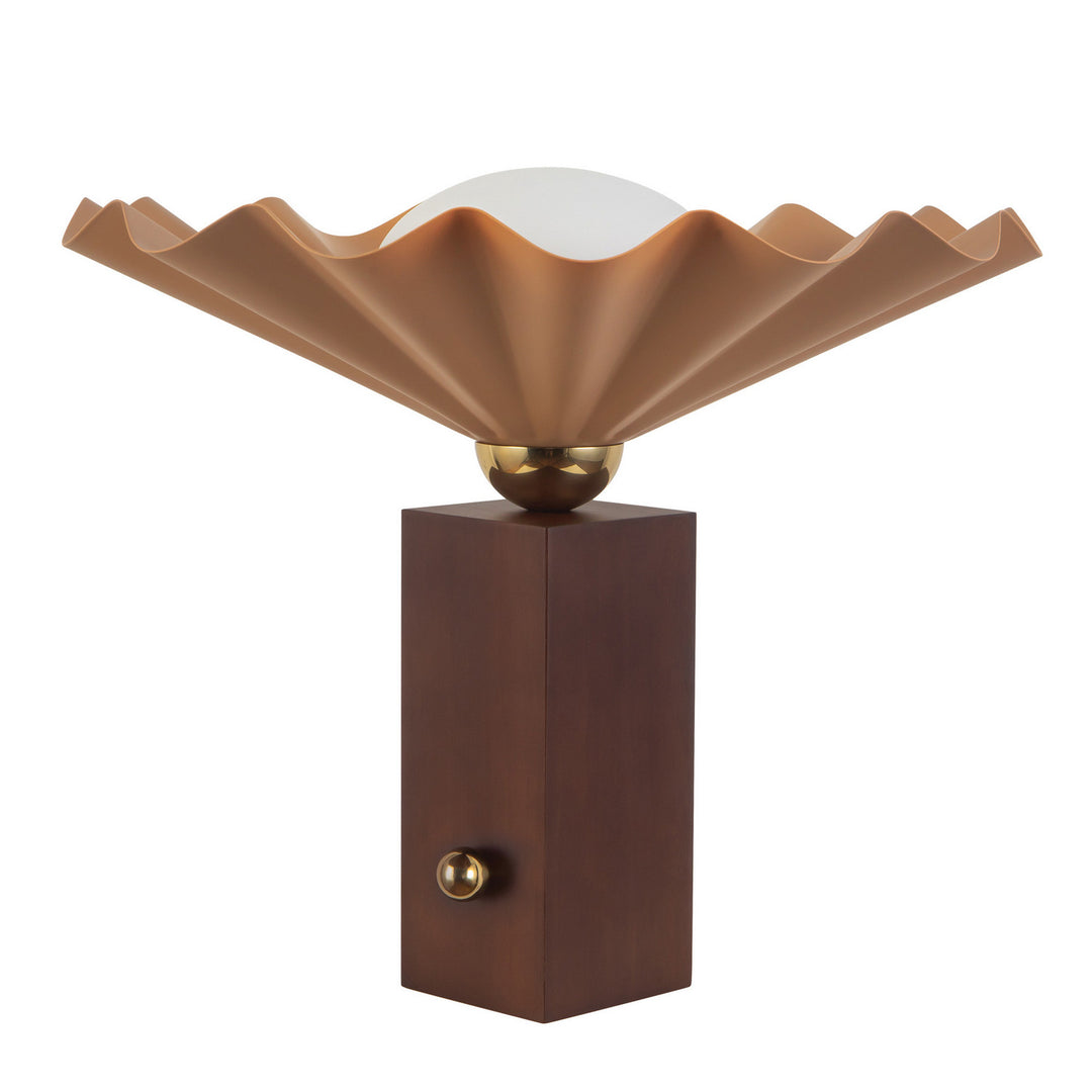 Alora Canada - TL354116PEC - One Light Table Lamp - Furrow - Peach