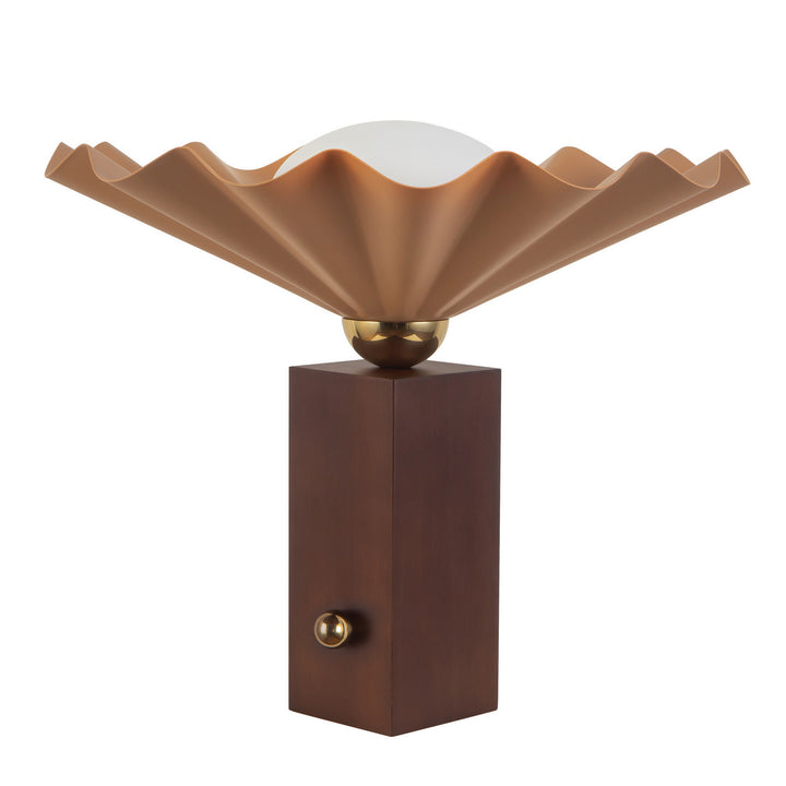 Alora Canada - TL354116PEC - One Light Table Lamp - Furrow - Peach