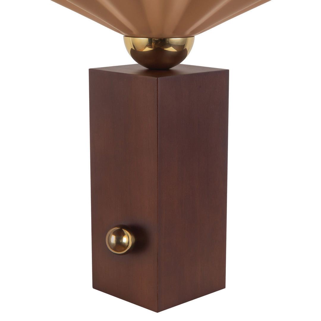 Alora Canada - TL354116PEC - One Light Table Lamp - Furrow - Peach